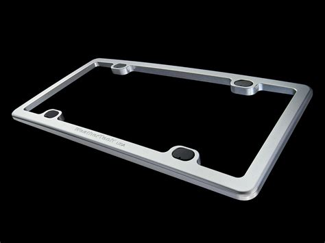 aluminum license plate frame